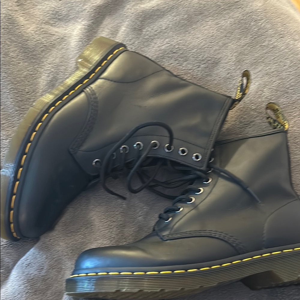 Dr. Martens Black Leather Boots